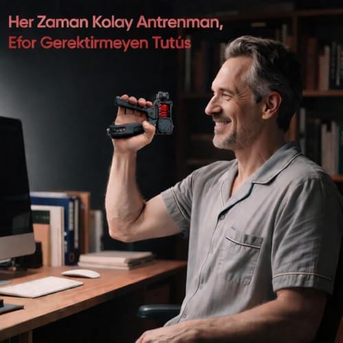 Valkyrie Ayarlanabilir El Kavrama Aleti 20–120 KG | Dijital Sayaçlı Profesyonel Ön Kol & Bilek Güçlendirici - Görsel 3