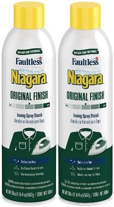 Niagara Original Spray Starch Plus Durafresh Professional Finish, 20 Oz (2 Pack)
