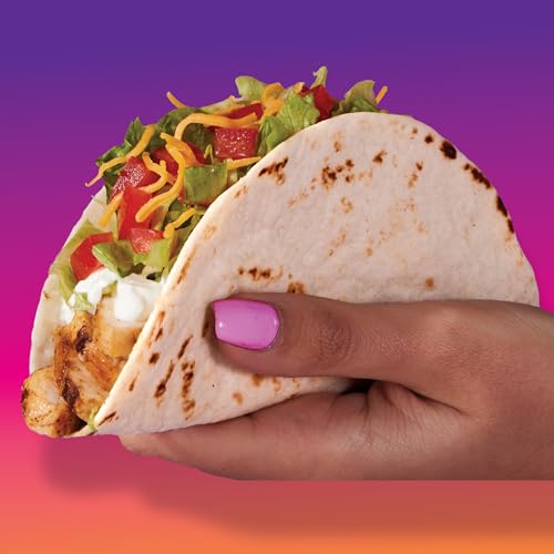 Taco Bell Crunchy & Soft Taco Cravings Kit with 6 Soft Tortillas, 6 Crunchy Taco Shells, Taco Bell Mild Sauce & Seasoning, 12.9 oz Box - Thumbnail 5