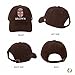 Desert Cactus Brown University Baseball Hat Bears Brimmed Embroidered Cap Adjustable Cloth Strap Adult (Style B)