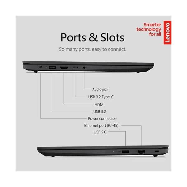 Lenovo 15.6" FHD Laptop, Intel Pentium N6000 Quad-core Processor, 16GB Memory, 1TB SSD Storage, Ethernet Port, HDMI, USB-C, WiFi & Bluetooth, Windows 11 Home, WOWPC USB Bundle - Image 4