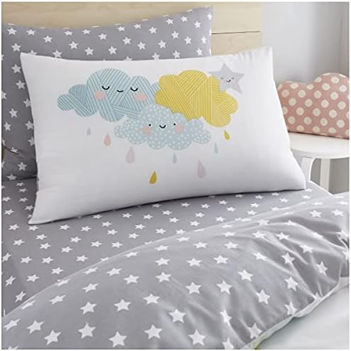 Easy Care Toddler Duvet Covers OR Kids Fitted Bed Sheets OR Curtains For Bedroom, Multi, Single