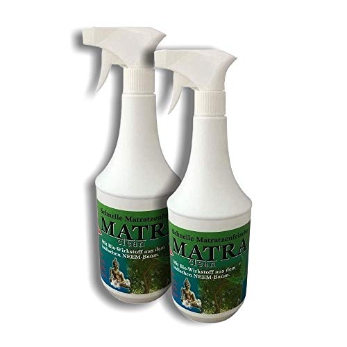 2L MATRA CLEAN Milbenspray Polster & Textilien | Milbenschutz | Milben Stop-Spray | Anti-Milben-Mittel | Milbencontroller für Matratzen-Reinigung