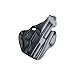 DeSantis F.A.M.S with Lock Hole Belt Holster (fits; Sig P225, P228, P229, P220) Carry, Right Hand, Black, 01LBAC7Z0