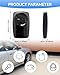 380UT for Chamberlain klik5u-bk2 klik3u-bk Garage Door Opener Remote Clicker, 375UT Universal Garage Door Remote for Liftmaster Craftsman Genie Red/Orange/Purple/Green/Yellow Learn Button