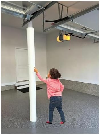 6ft Basement Pole Padding Wrap, Impact-Resistant Covers for Metal Columns, Protective Pads for Round Posts, Ideal for Home Safety & Remodeling, Durable & Easy to Install