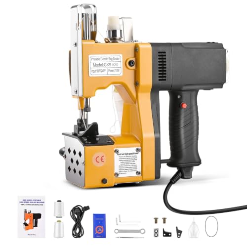 Miniatura 2 de Yontwe Bolsa Eléctrica Máquina De Embalaje De Costura Más Cercana Para Una Máquina De Coser De Cuero Industrial De Lona De Arpillera Bolsa De Costura Portátil De Máquina De Coser Portátil