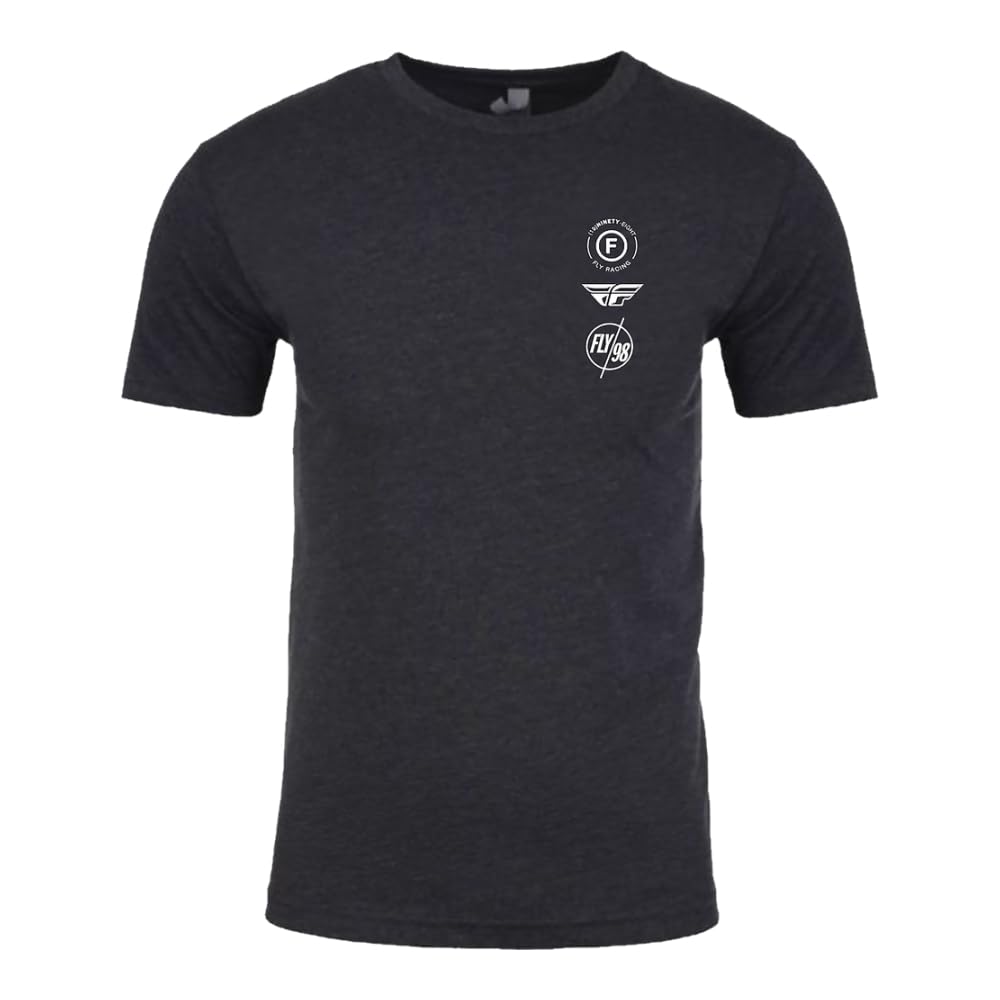 Fly Racing 354-0318X Fly Atom Tee Black XL