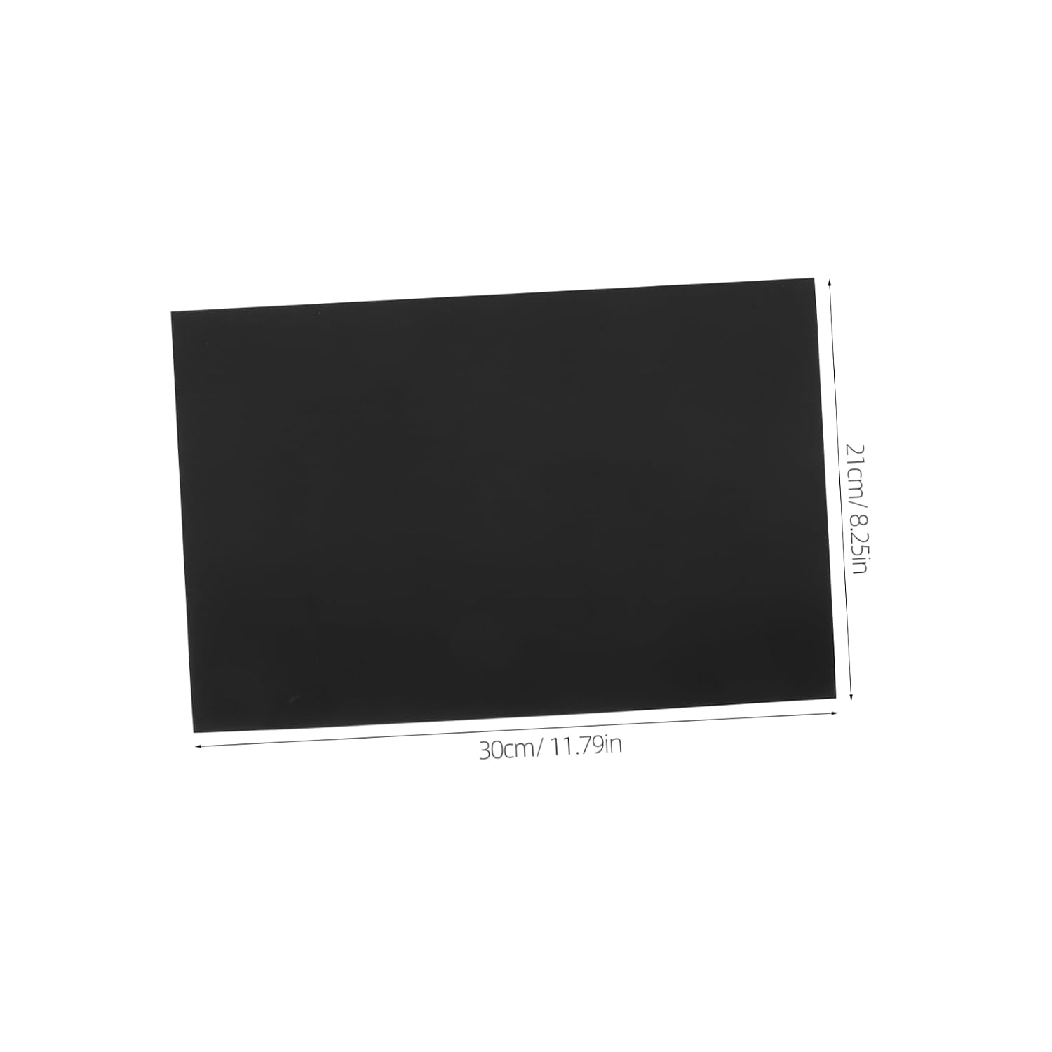 2pcs Black Aluminum Engraving Blanks for DIY Crafting A4 Size Decorative Metal Sheets for Laser Printing and Engraving Projects