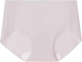 Calzoncillos para mujer con entrepierna alargada, control de abdomen, cintura alta, transpirable, talla grande, ropa interior de lujo para mujer
