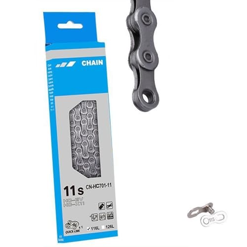 Designed for Shimano 11-Speed drivetrains Compatible with Shimano Ultegra/XT CN-HG701/HC701 11-Speed (with Free Chain W/Quick Liink)