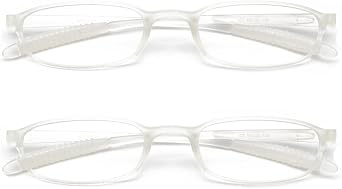 Reading Glasses Lightweight Flexible Anti-Glare Blue Light Filter with Case