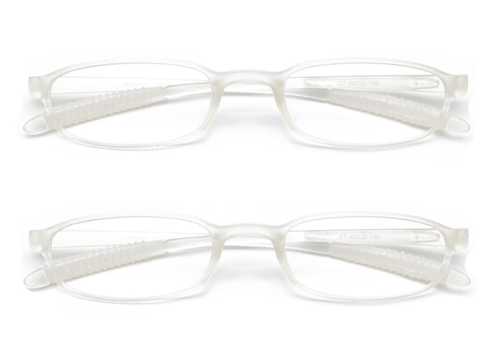 Mcoorn Gafas de Lectura Presbicia para Mujer Hombre, Ligeras Anti Luz Azul, con Flexibles Anti-reflejantes