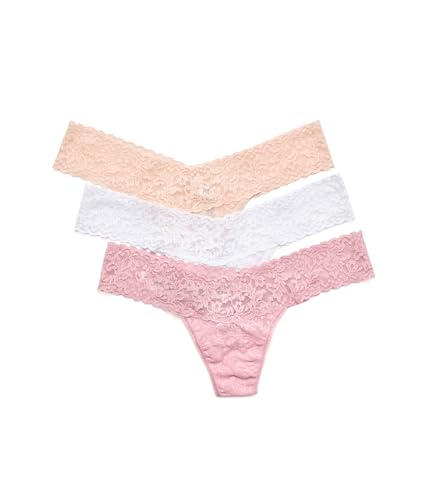 Image of hanky panky - Signature Lace Low Rise Thongs for Women | Lacy Lingerie Underwear | 3 or 5 pack