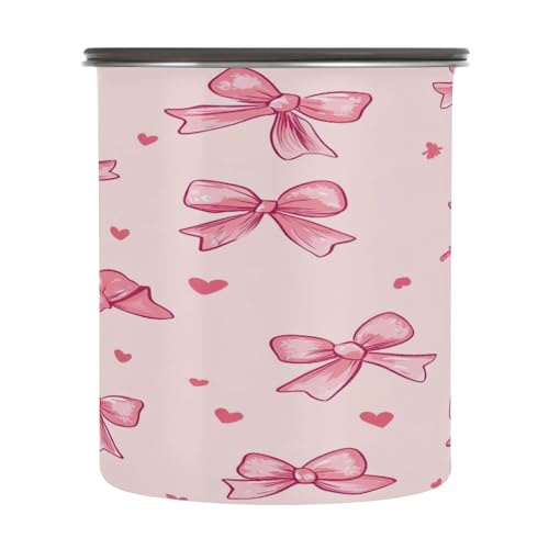 Envase Hermético para Café Qilmy Pink 17oz Acero miniatura 2