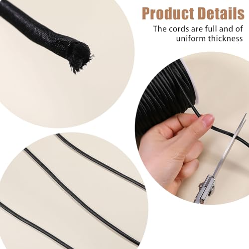 Cordón de satén de 55 yardas resistente para collares y pulseras 5