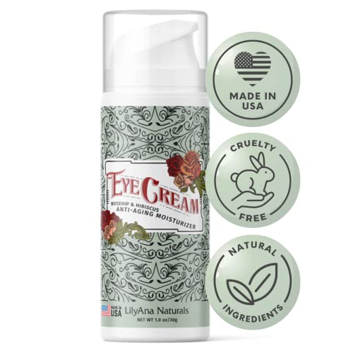 LilyAna Naturals Eye Cream for Anti-Aging, Dark Circles, and Puffiness