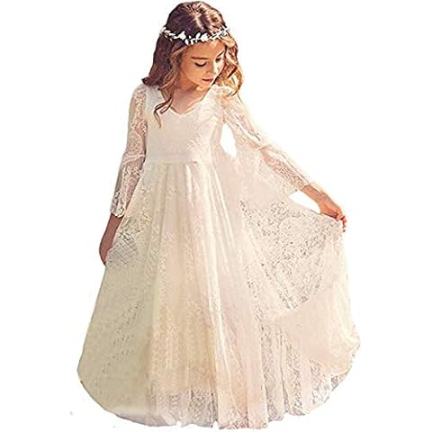CQDY Lace Flower Girl Dress for Occasions Cover
