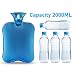 Magicfun Bolsa de Agua Caliente, Botella De Agua De Gran Capacidad 2L...
