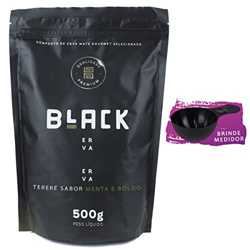 ERVA MATE PARA TERERÉ BLACK ERVA SABOR MENTA E BOLDO