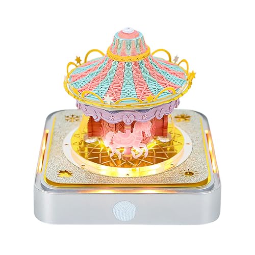 Calendrier 3D carrousel Artsy Pads 2025 sculpture de papier