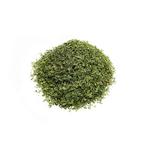 6oz Dried Coriander Leaves Medium Cut (Hojas de Cilantro). Intense Citrusy Aroma. Ideal for Indian, Mexican, Asian Cuisine. Salads, Dressings, Marinades, Garnish by 1400s Spices - Thumbnail 3