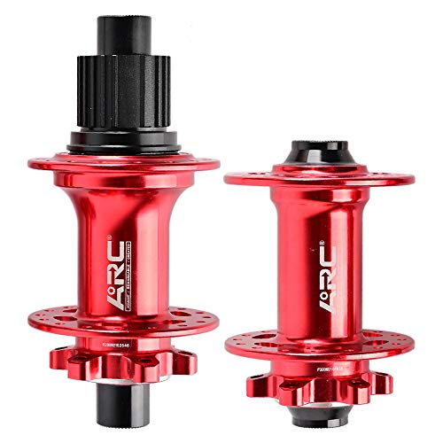 Adoolla ARC Fahrradnaben Abgedichtetes Lager Schnellspanner Set Bike Hub ARC 009 Normal MTB Lager Nabe 6 Krallen 3 Zähne 114 Ring für 11 12 Gang 4 Lager Cover