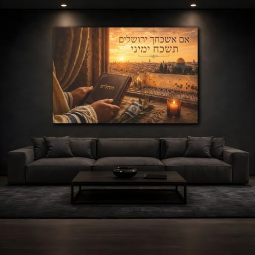 Remember Jerusalem Canvas décoration murale de salon moderne 120x80