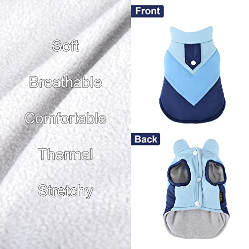 Dog Clothes For Small Dogs, Camo Dog Sweater Reversible Puppy Clothes Waterproof Chihuahua Clothes Dog Jacket Xxs Dog Clothes Dog Winter Coat Pet Apparel (Medium Bust 15.74") #TOP3