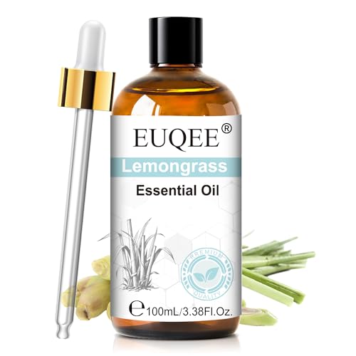 EUQEE アロマオイル レモングラス エッセンシャルオイル 天然100％ レモングラスレ精油 100ml 加湿器用 アロマディフューザー用（Amazon）