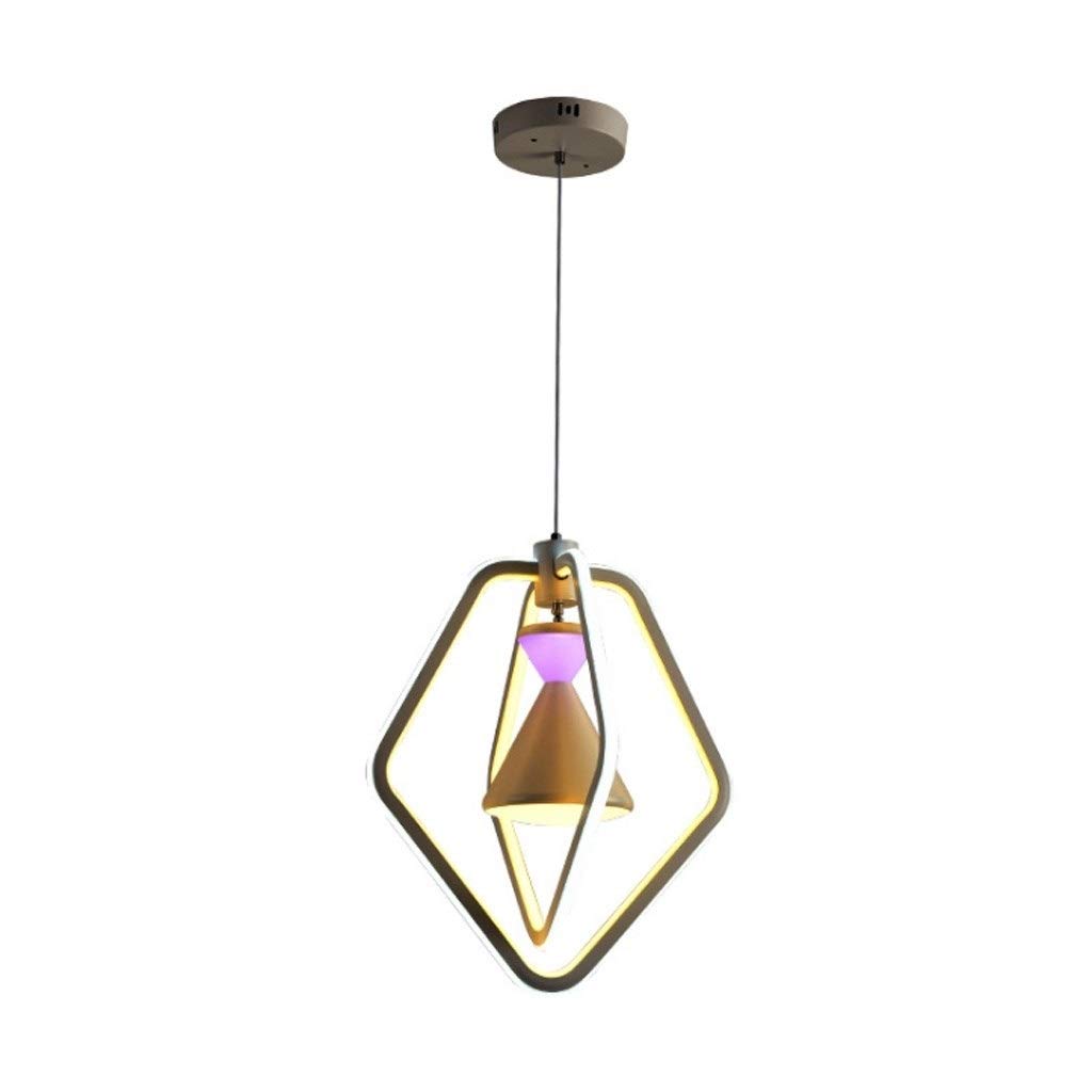 Plafonniers LED suspendus avec abat-jour acrylique et cordon réglable pour chambre
