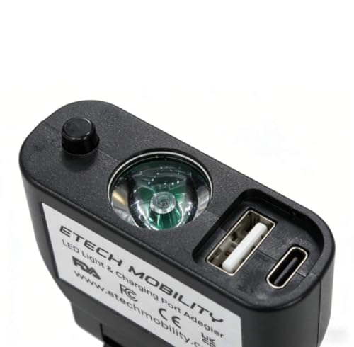 Power Wheelchair Led Light, USB & Type C LED Light