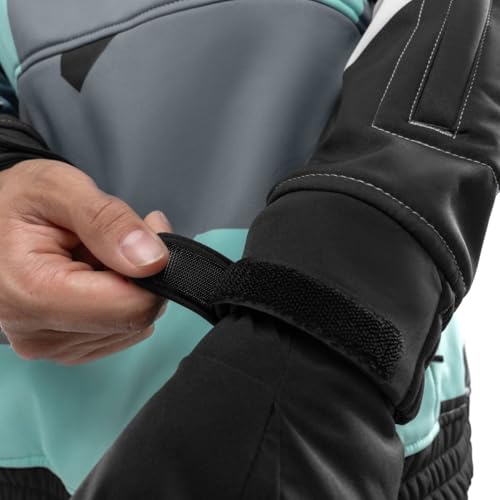 SIROKO - Giacca da Snowboard W1 Ushuaia - M - Turchese/Grigio - 4