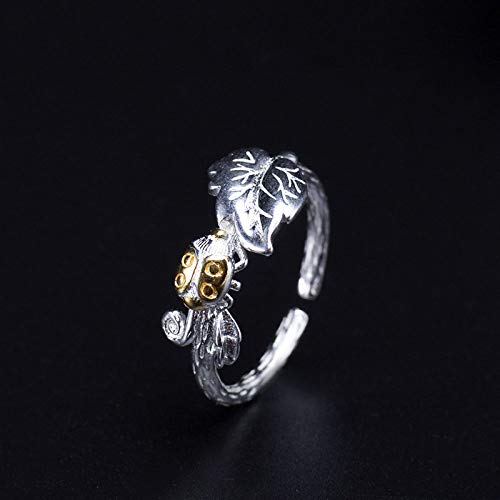Bague ajustable femme en argent S925 idée cadeau anniversaire