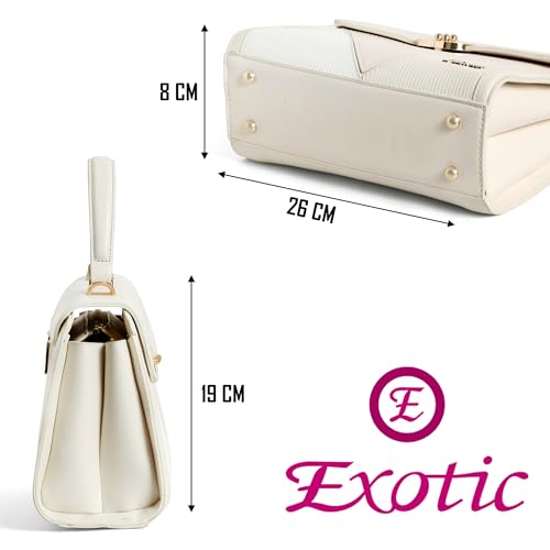 Image of EXOTIC Premium Embossed Pattern Elegance Satchel Bag | Cross Body Bag | Sling and shoulder Bag | Suitable For Every Occasion