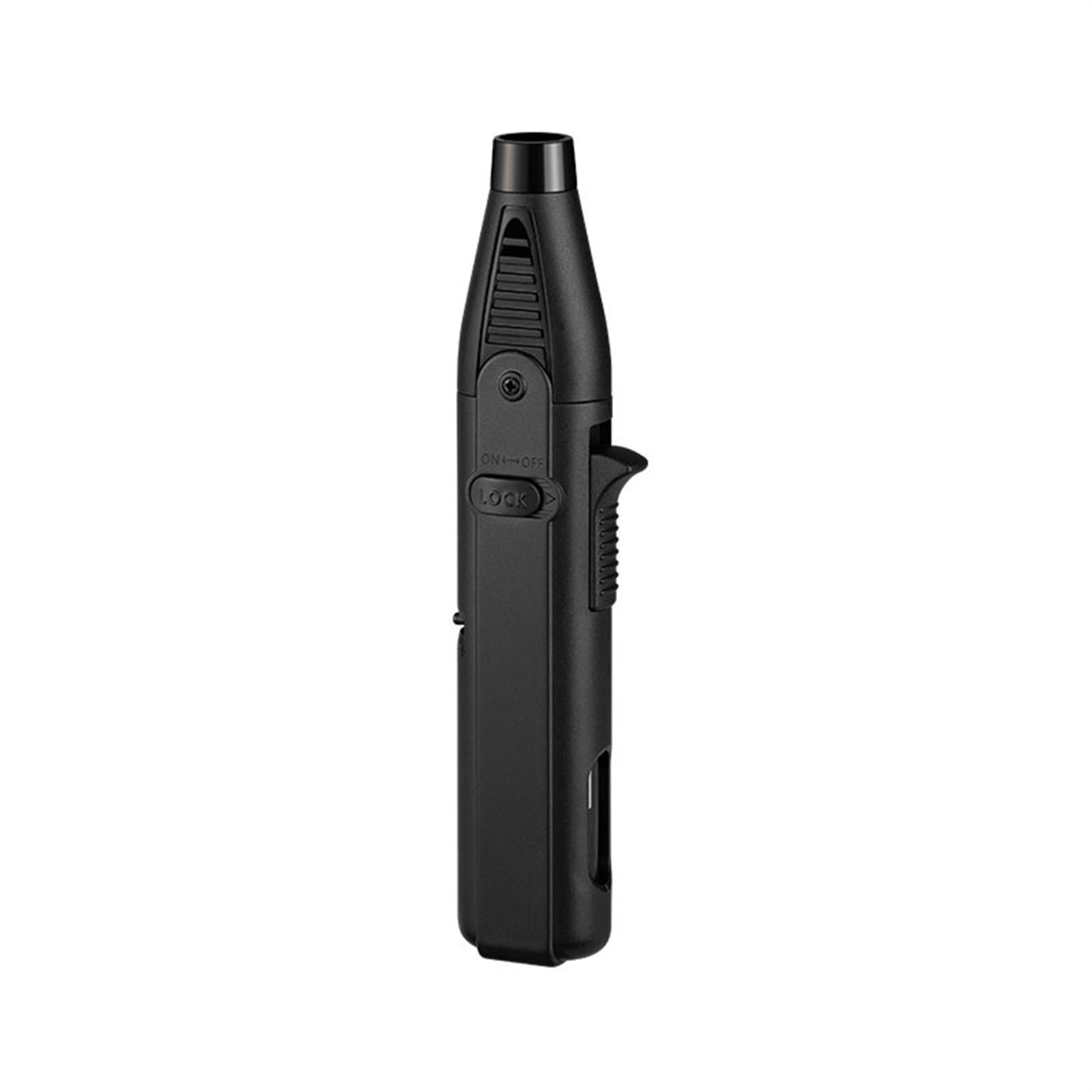 Lot de 3 briquets au butane rechargeables et coupe-vent pour barbecue, cuisine, camping - avec fenêtre de visualisation (gaz non inclus)