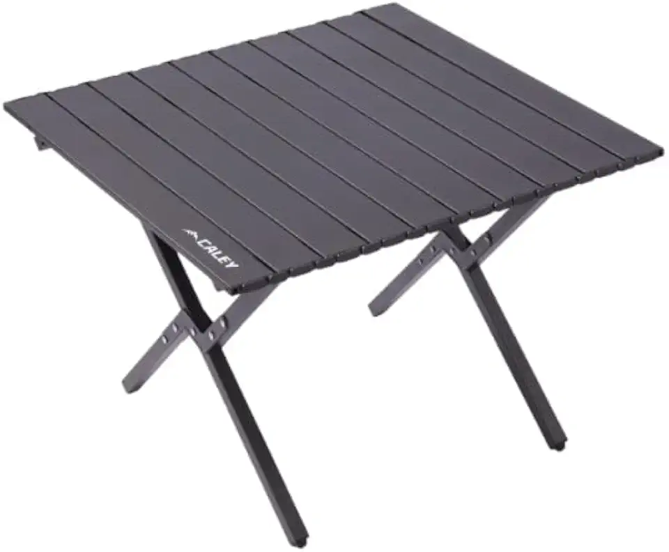 Mesa Dobrável Portátil para Camping e Praia - Montagem Rápida, Leve e Compacta, Resistente ao Ar Livre, Ideal para Piqueniques (Mesa 60 Preta)