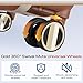 Joyway Expandable Luggage Sets 5 Piece with TSA Lock, Lightweight Hard Shell Travel Suitcase Set with Spinner Wheels, White