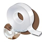 Fita Dupla Face Nano Mágica Transparente 3M – Ultra Adesiva, Reutilizável, Lavável, Sem Resíduos, Multiuso para Vidro, Parede e Madeira – Qualidade Premium LNSTORE