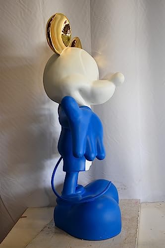 Estatua Gigante de Resina Mickey Mouse Azul y Blanco miniatura 5