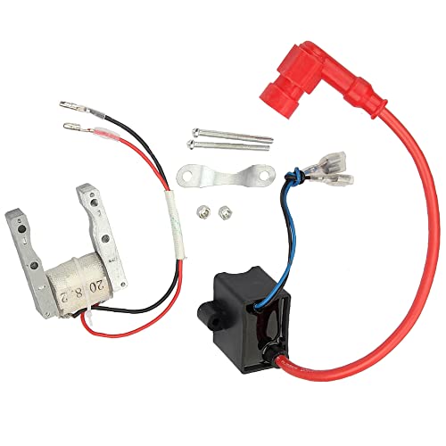 TOTMOX Bobina de ignição CDI Magneto Bobina com parafusos, adequada para motor motorizado 49cc 60cc