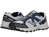 Saucony Men's Grid Raptor Tr 2 Running Shoe, Grey/Blue, 11