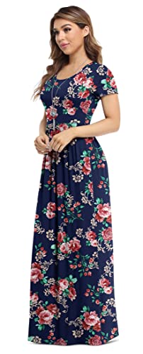 Image of VIISHOW Women's Long Sleeve Loose Plain Maxi Dresses Casual Long Dresses with Pockets