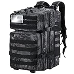 Delgeo Mochila Tactica 45L Militar,Gran Capacidad ...: Gran capacidad de 45 litros: mochila militar táctica que mide 45 cm x 30 cm x 20 cm y una capacidad razonable de 45 litros puede acomodar todo su equipo esencial. Los compartimentos de almacenamiento internos de múltiples capas grandes pueden acomoda...