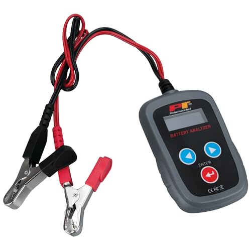 Image of Performance Tool W2998 Digital 12 Volt Portable Battery Analyzer (200-1200 Battery Types: LA, AGM, and Vrla), 1 Pack Black