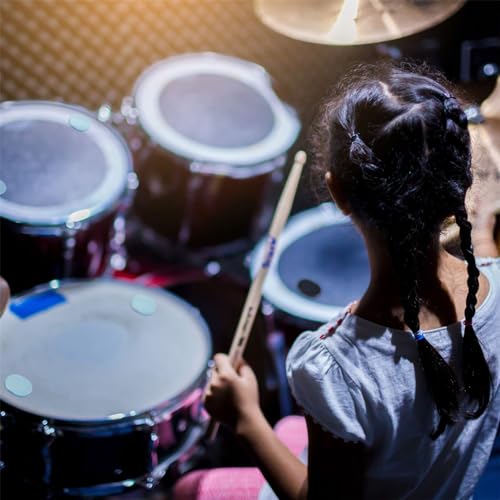 Miwayer 30 Pcs Drum Dampeners Gel Pads Multicolored Soft Quality Silicone Damper Pads Drum Silencers Mute Pads for Drums Cymbals Tone Control (Transparent 28 Pcs) - Thumbnail 5