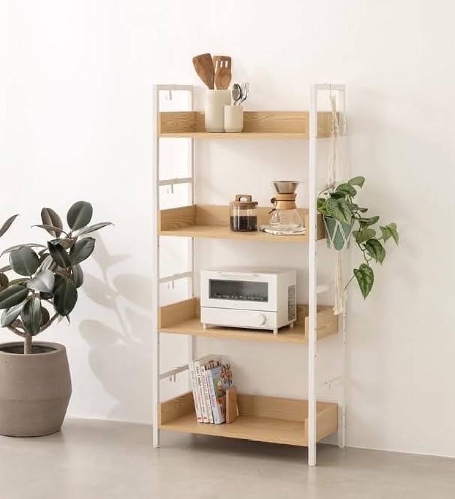 Amazon｜インテリア共和国 オープンシェルフ おしゃれ ラック