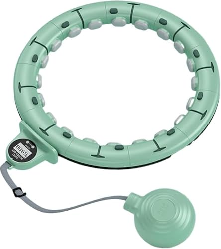 KryZaroスマートフラフープ 取り外し可能 + 回数計測機能 ウエスト/お腹痩せ・脂肪燃焼対応 組み立て済み ジム/家庭用減量器具