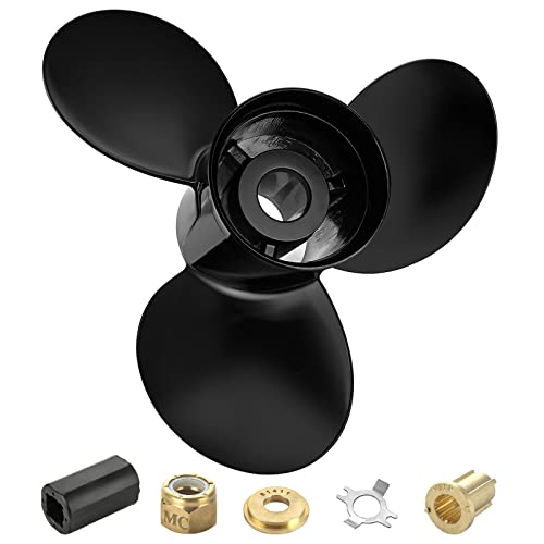 Meruzue 15 1/4X15 OEM‎ 48 78116A45 Upgrade Aluminum Outboard Propeller Compatible fit Mercury Engines 90CT-400HP/MERCRUISER Alpha ONE, 15 Spline Tooth,RH