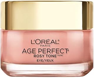L'Oreal Paris Age Perfect Rosy Tone Anti-Aging Eye Cream, Treat and Visibily Color Correct Dark Circles, .5 oz